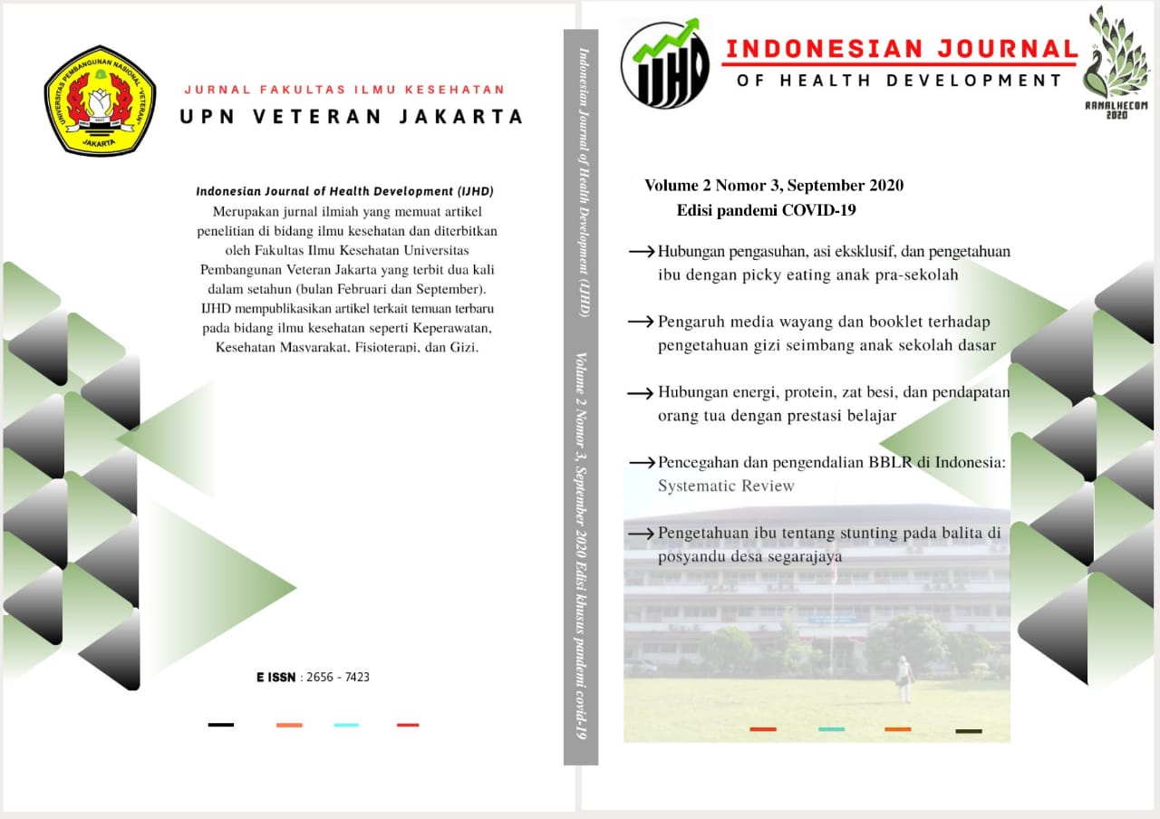 Indonesian Journal of Health Development : Special Edition